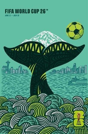 FIFA World Cup 2026 — Seattle Host City Poster