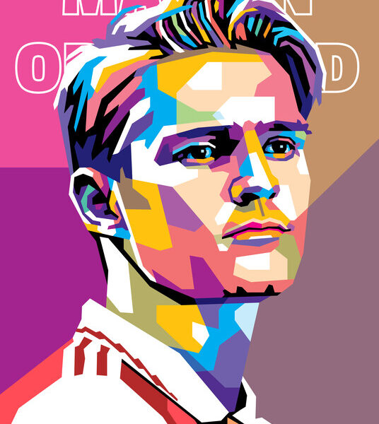 Martin Odegaard — Arsenal Pop Art Poster