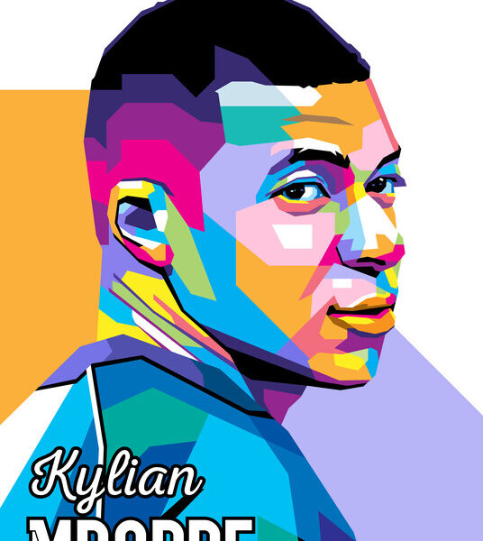 Kylian Mbappe — Pop Art Poster