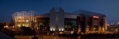 Old Trafford at Night — Stadium Poster