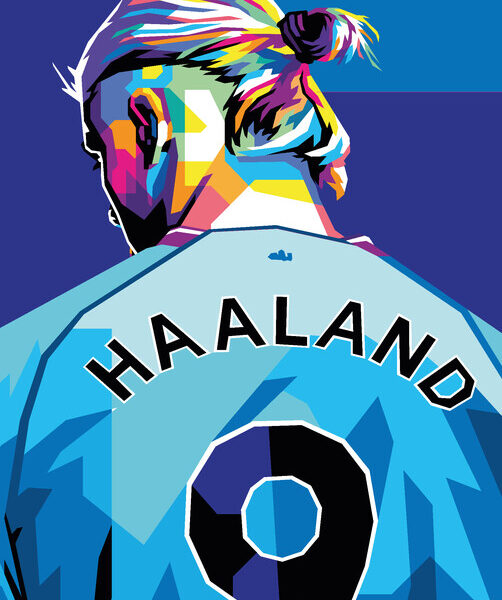 Erling Haaland — Manchester City Pop Art Poster