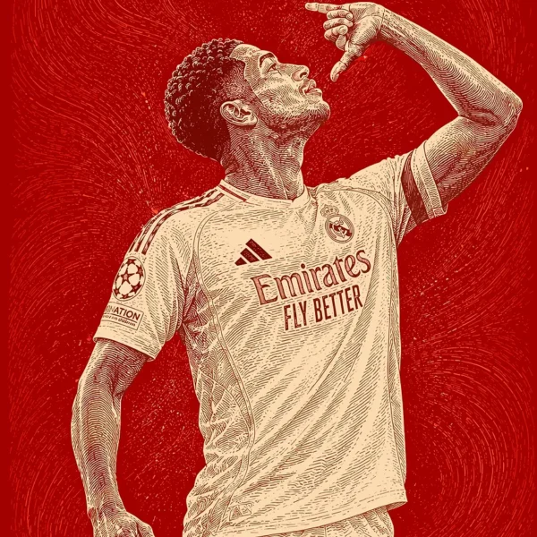 Football Player Celebrating 2