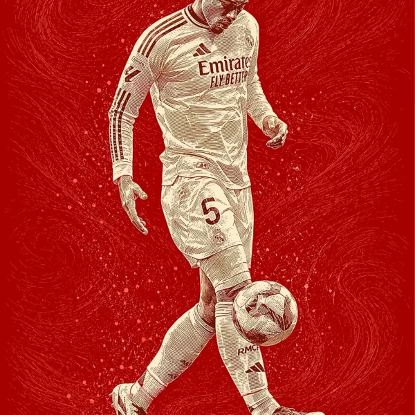 Footballer with Ball