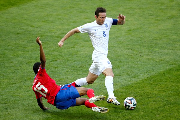 Frank Lampard v Junior Diaz 2014 World Cup