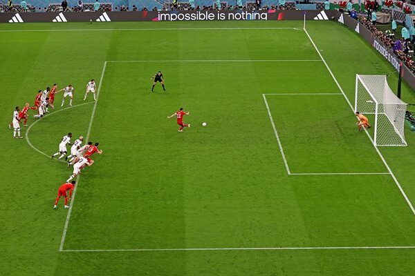 Gareth Bale Wales scores penalty v USA World Cup Qatar 2022