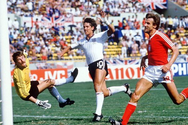 Gary Lineker England scores v Poland World Cup 1986