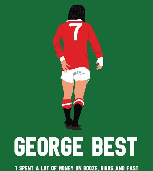 George Best — Manchester United Legend Poster