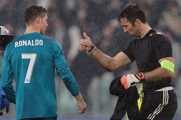Gianluigi Buffon & Cristiano Ronaldo Champions League 2018