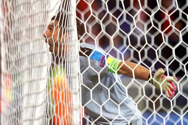 Gianluigi Buffon Italy v Belgium Lyon Europeans 2016