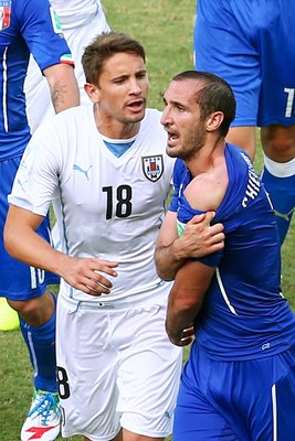 Giorgio Chiellini bitten 2014 World Cup