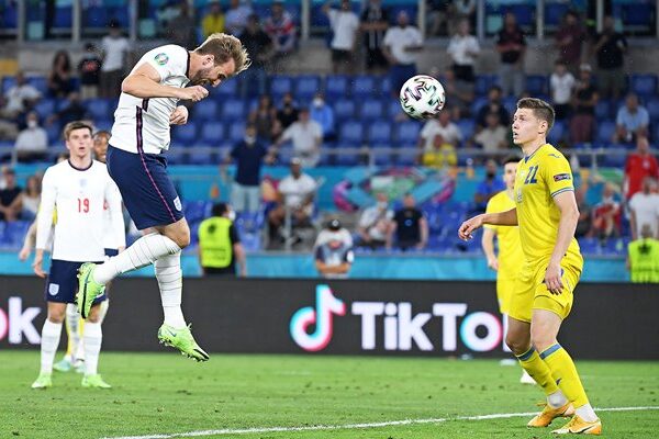 Harry Kane England header v Ukraine Rome Euro 2020