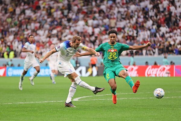 Harry Kane England scores v Senegal Last 16 World Cup Qatar 2022