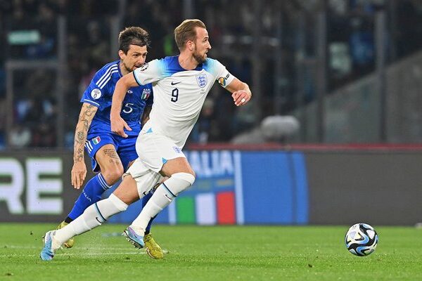 Harry Kane England v Italy EURO 2024 qualifying Naples 2023