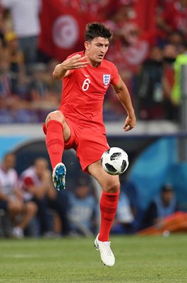 Harry Maguire England v Tunisia World Cup Volgograd 2018