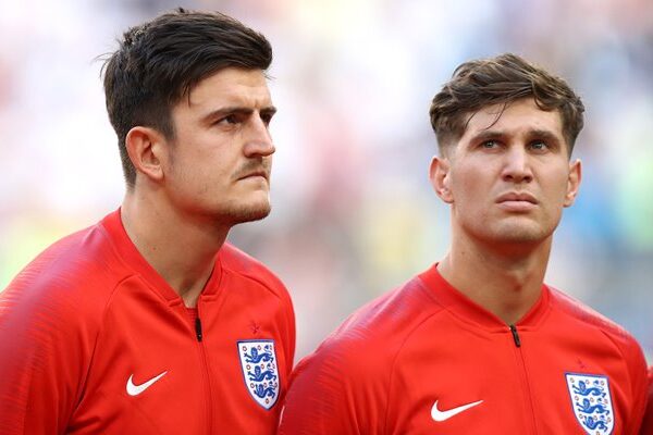Harry Maguire & John Stones England Quarter Final 2018