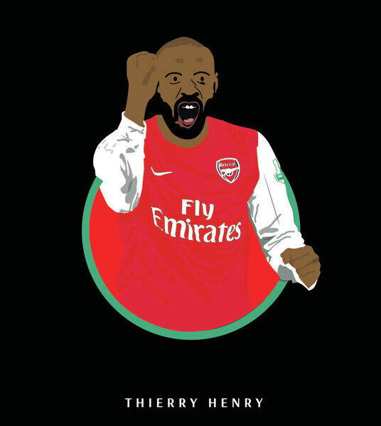Thierry Henry — Arsenal Illustration Poster