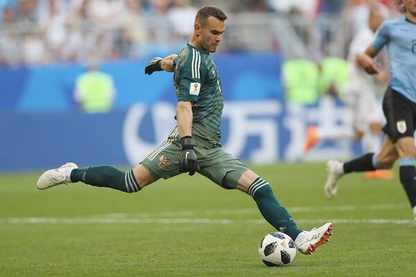 Igor Akinfeev Russia v Uruguay Group A World Cup 2018