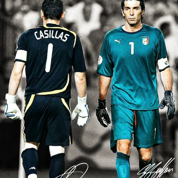 Iker Casillas and Gianluigi Buffon