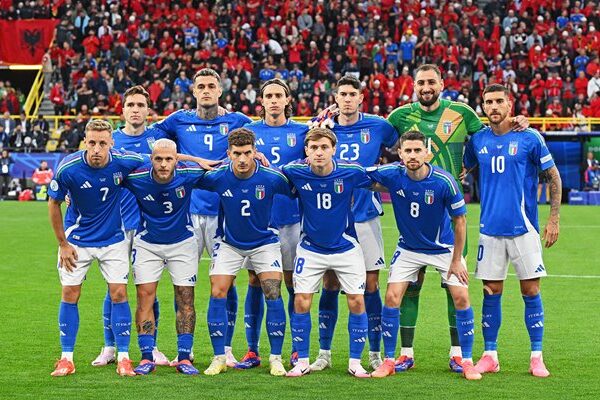 Italy team line up v Albania Group B Dortmund EURO 2024