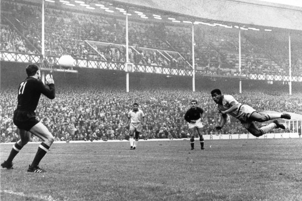 Jair Brazil v Hungary World Cup Goodison Park 1966