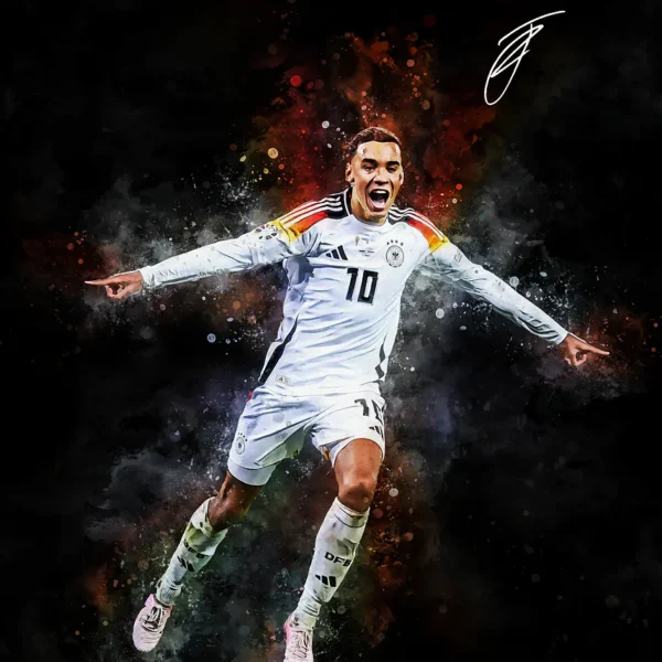 Jamal Musiala Soccer Art 1