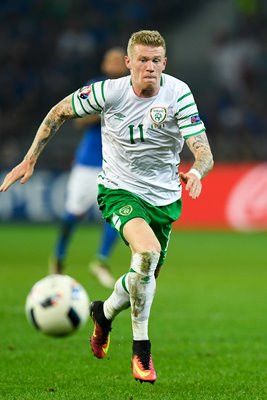 James McClean Ireland v Italy Lille Europeans 2016