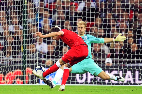 Joe Hart super save England v Wales 20