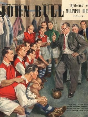 John Bull Magazine — Arsenal Changing Room, 1947