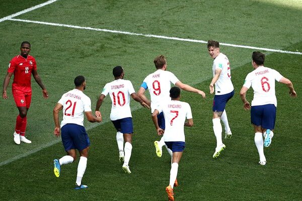 Jones Stones England scores v Panama World Cup 2018