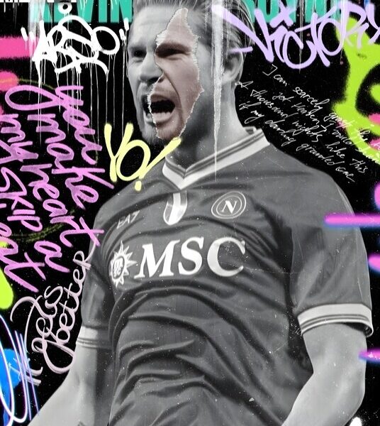 Kevin De Bruyne — Street Art Poster