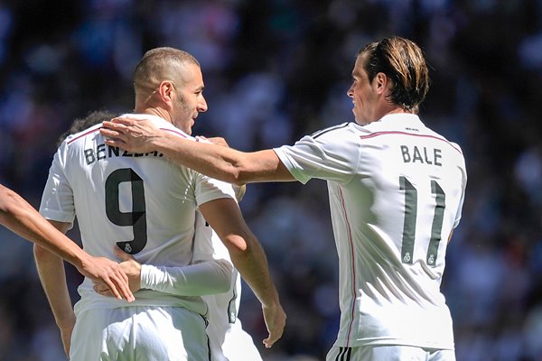 Karim Benzema & Gareth Bale Real Madrid v Granada 2015