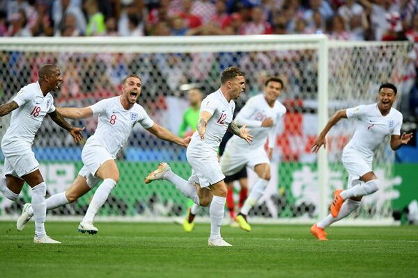 Kieran Trippier England scores Semi Final World Cup 2018
