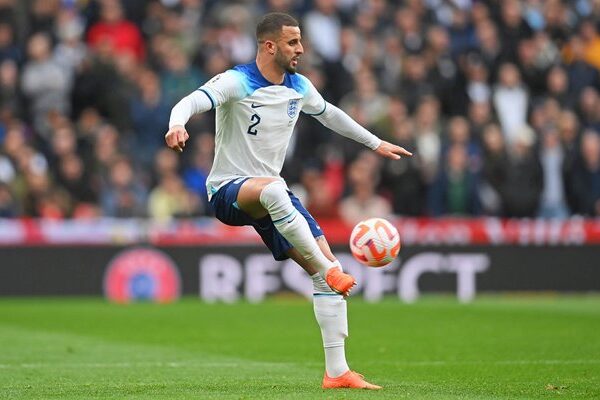 Kyle Walker England v Ukraine EURO 2024 Qualifying Wembley 2023