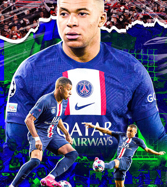 Kylian Mbappe — PSG Collage Poster