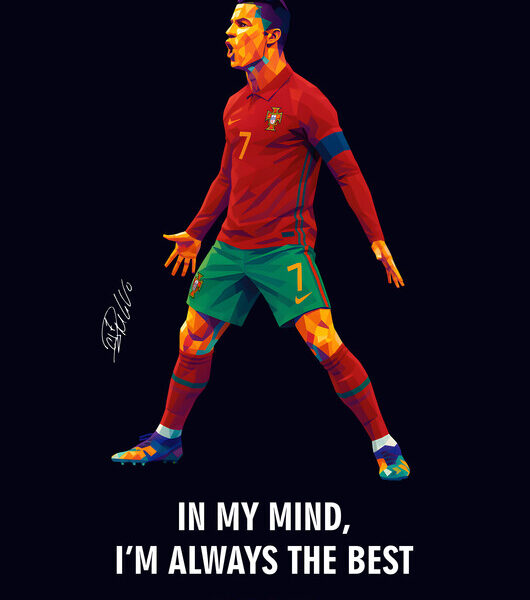 Ronaldo — 'Always the Best' Portugal Quote Poster