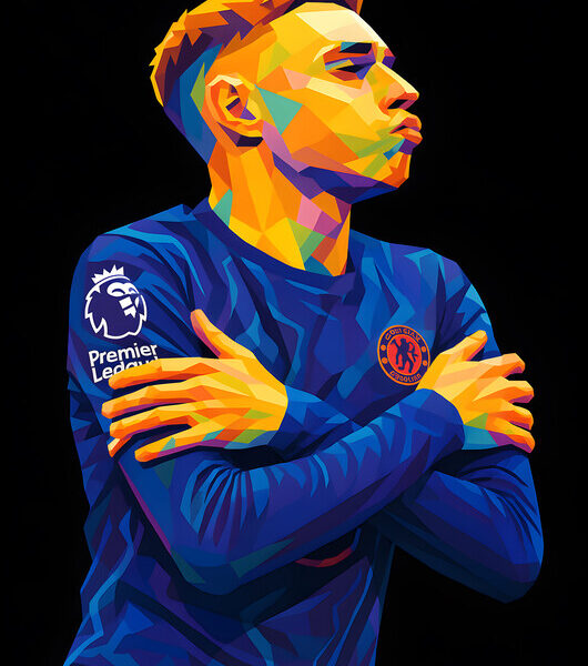 Cole Palmer — Chelsea Low-Poly Poster