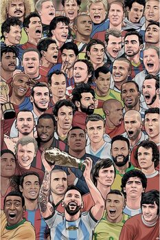 Messi & Argentina — Football Greatest Collage Poster