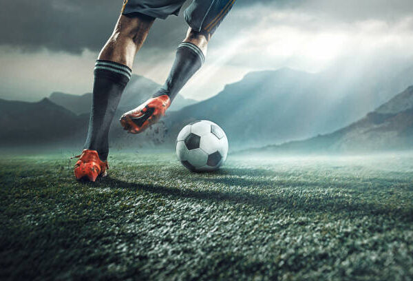 Soccer Kick — Stadium Action Poster