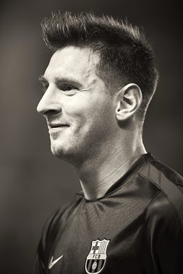 Leo Messi Barcelona smiles