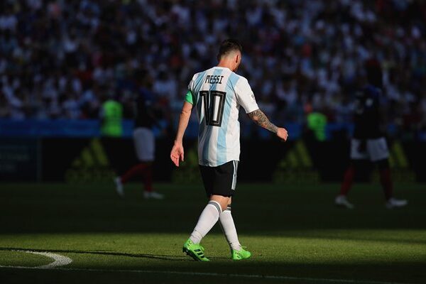 Lionel Messi Argentina v France Last 16 World Cup 2018