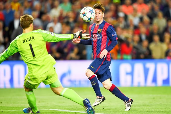Lionel Messi Barcelona v Bayern Muenchen 2015