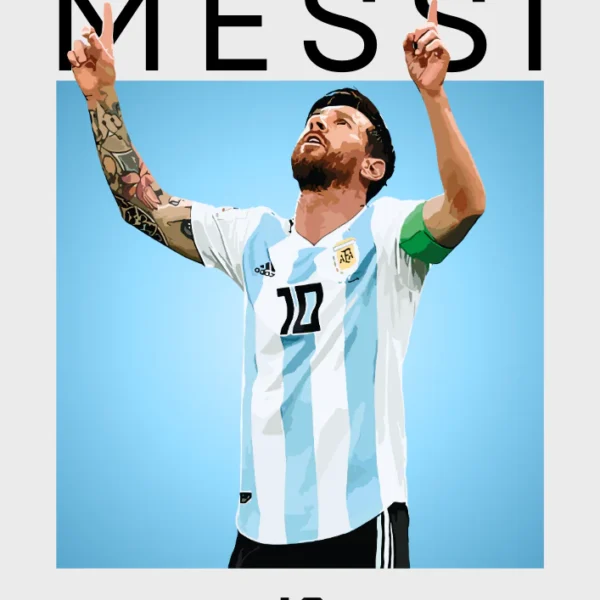 Lionel Messi Poster - Premium Football Wall Print for Fans
