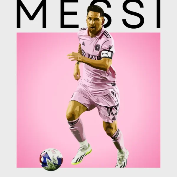Lionel Messi Poster - Premium Soccer Print for Fans