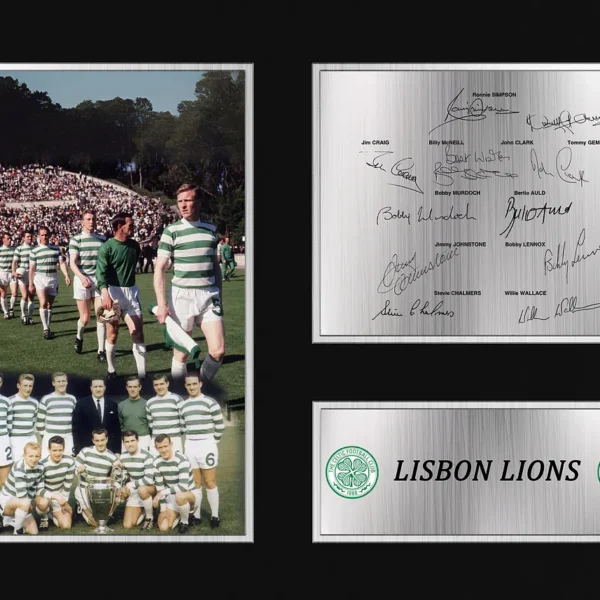 Lisbon Lions Framed Memorabilia