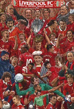 Liverpool FC — 'You'll Never Walk Alone' Legends Poster