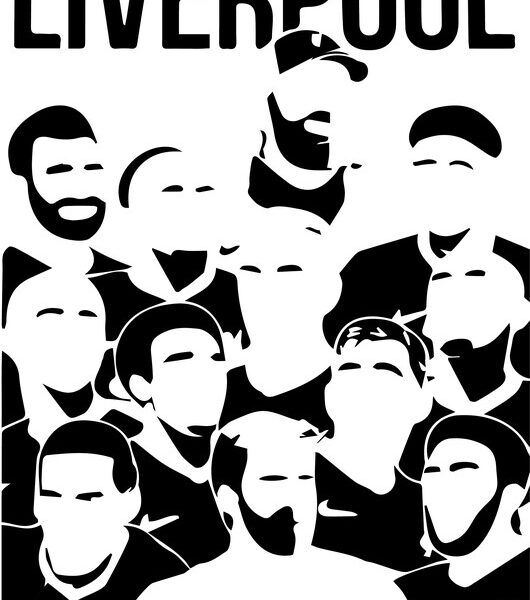Liverpool — Player Silhouettes Poster