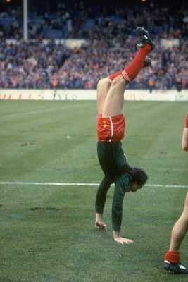 Liverpool goalkeeper Bruce Grobbelaar