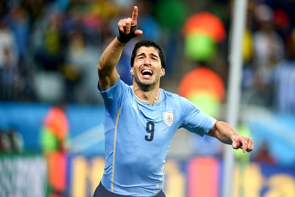Luis Suarez Uruguay v England World Cup Brazil 2014