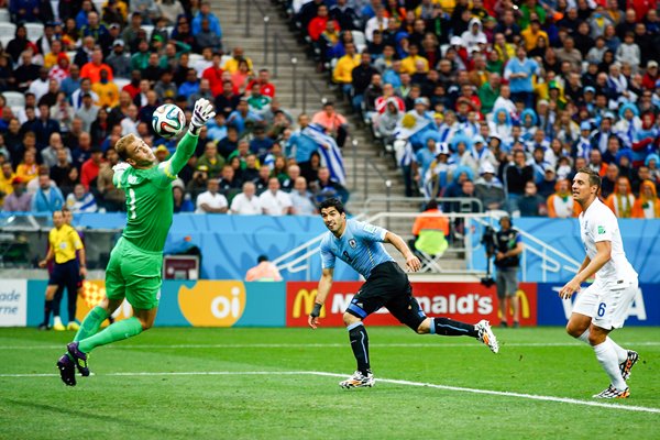 Luis Suarez Uruguay v England World Cup Brazil 2014