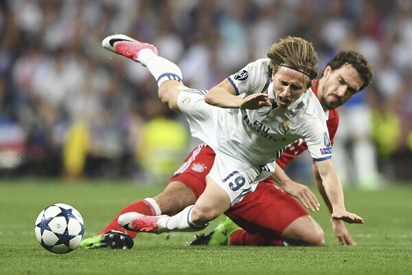Luka Modric Real Madrid CF v Bayern Champions League 2017